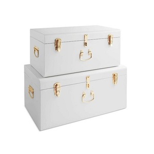 Hindistan'dan 2 Prime kalite giysi saklama kutu trend tasarım Metal sandıklar ve bavul kutusu seti - Product Image 5