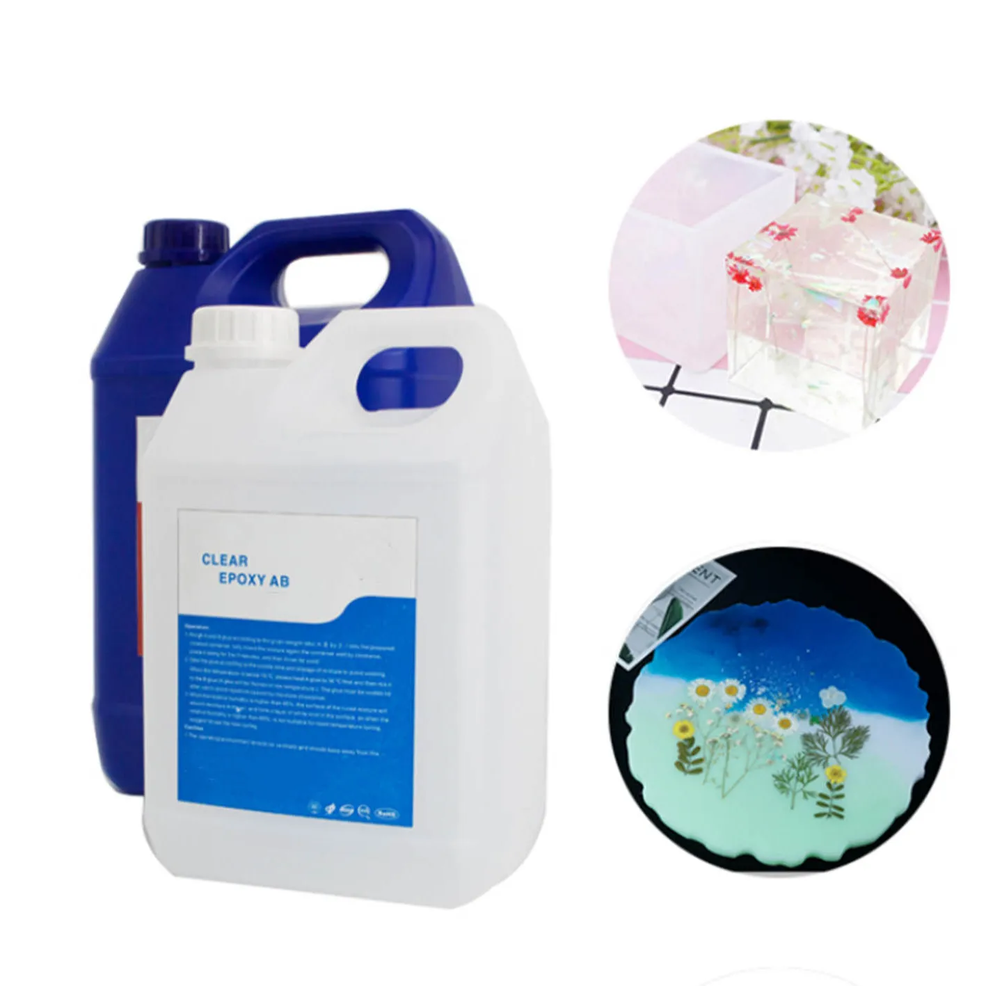 The new OYOWOOA OEM/ODM High Glossy Anti-yellowing Super Clear Diy 1-1 resin epox and Hardener for Crafts Friendly epoxy resins