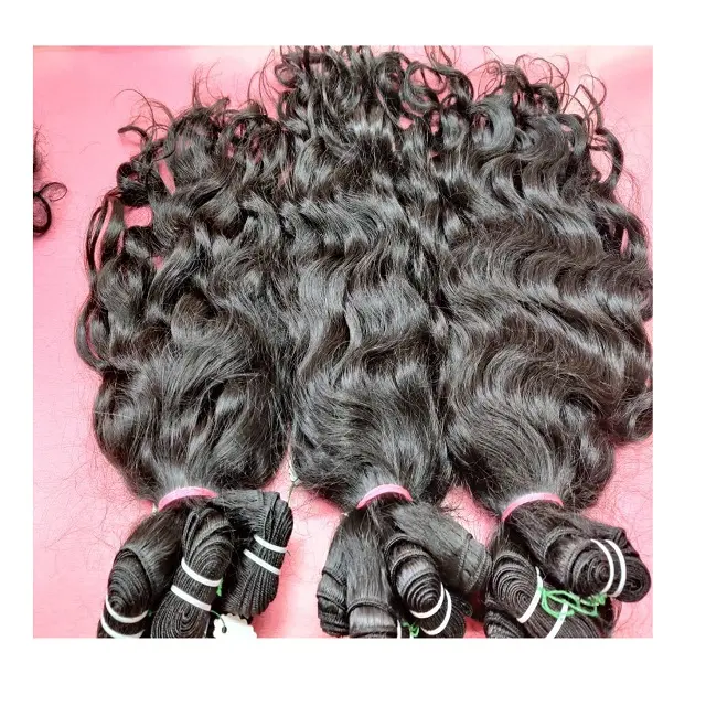 Wholesale Virgin Unprocessed Curly Natural Colour Human Hair Extensions Manufacturer supplier wholesale