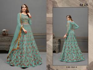 Bridal Dress Work Anarkali Kurti Chiridar Suit / Indian Pakistani Heavy Embroidery Latest 2021 Designer Pakistani Wedding Women