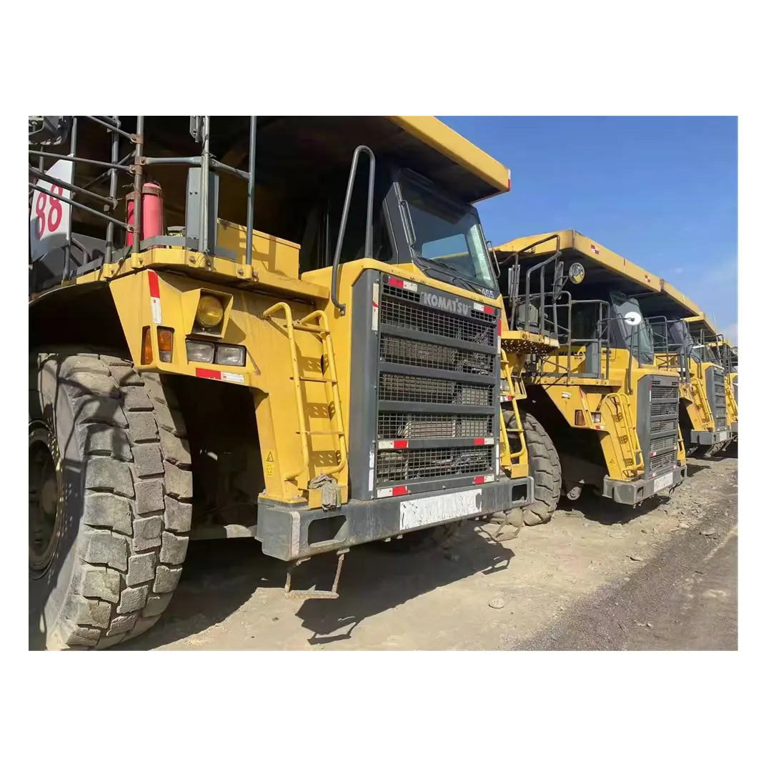 55 टन भारी मशीन मूल Komatsu HD465-7 बंद-राजमार्ग डंप ट्रक के लिए कोमात्सु इंजन के साथ बड़ी शक्ति और अर्थव्यवस्था बिक्री