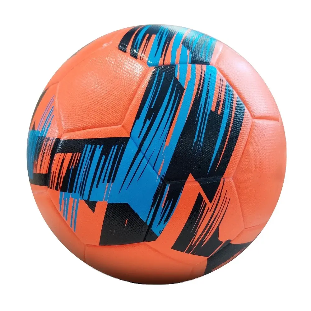 Logotipo personalizado de balón de fútbol de PVC, se acepta impresión de diseños de tamaño personalizado