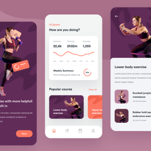 Größte Fitness Club App Entwicklungs firma Benutzer definierte Android Fitness App Design Software - Product Image 2