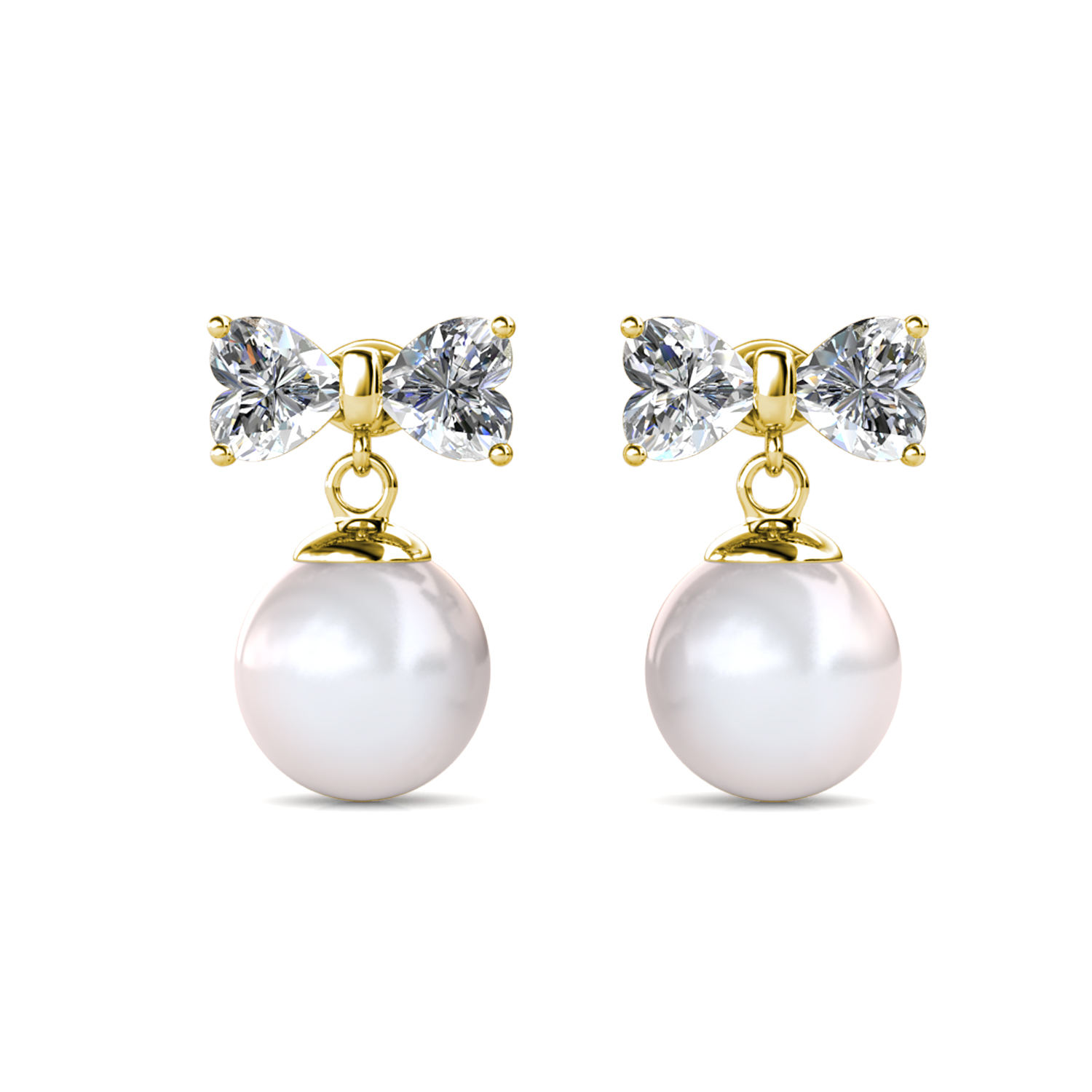 18k Yellow Gold Plated Delicate Earrings