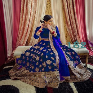 <strong>DESIGNER</strong> VELVET LEHENGA - Product Image 5