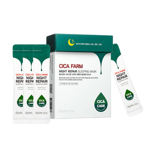 FAMSTAY CICA FARM NIGHT REPAIR SLEEPING <strong>MASK</strong> - Made in Korea Cosmetic - Anti-aging Anti-wrinkle Whitening Face Lift - Product Image 1