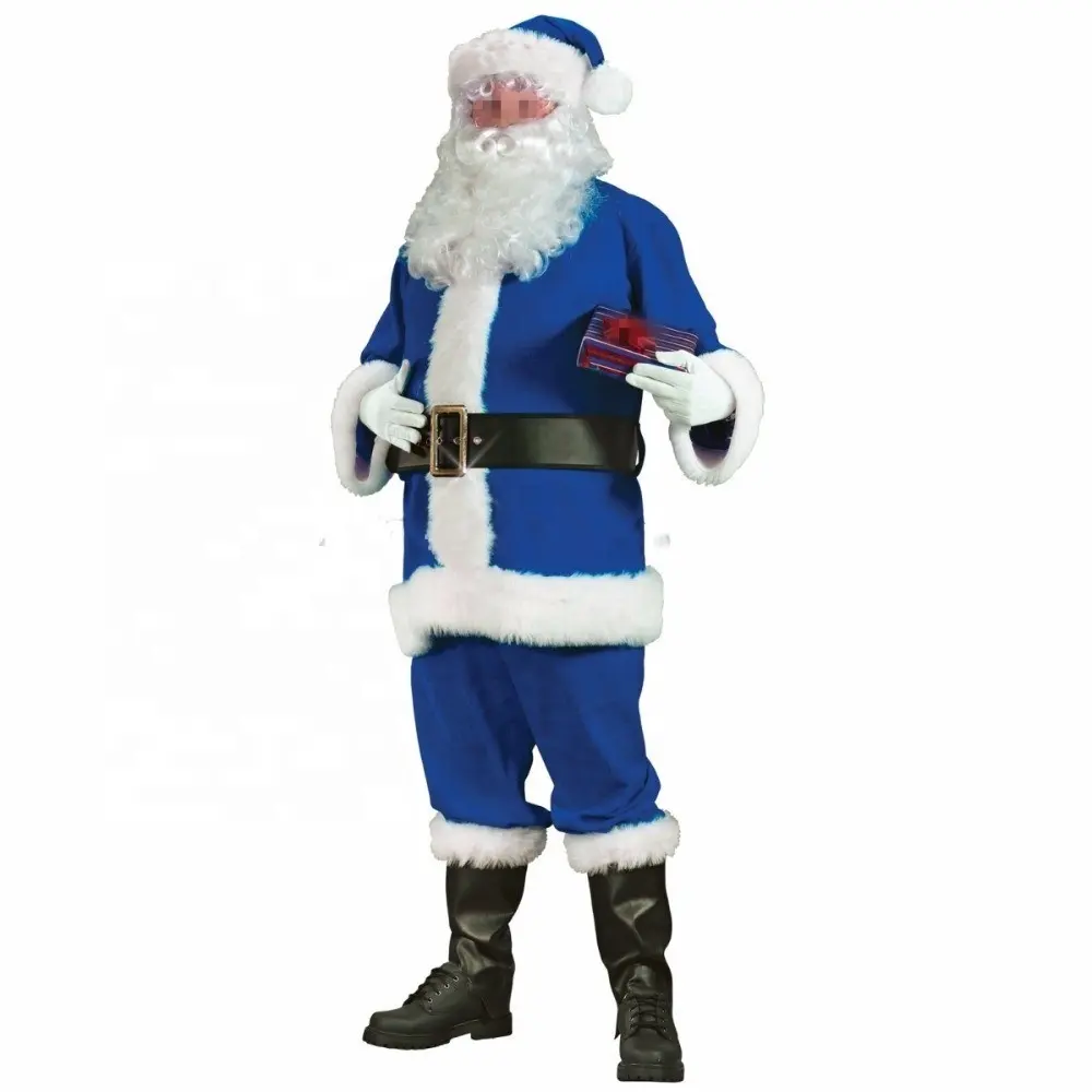 De alta calidad traje de Santa Claus/trajes de Navidad para adultos