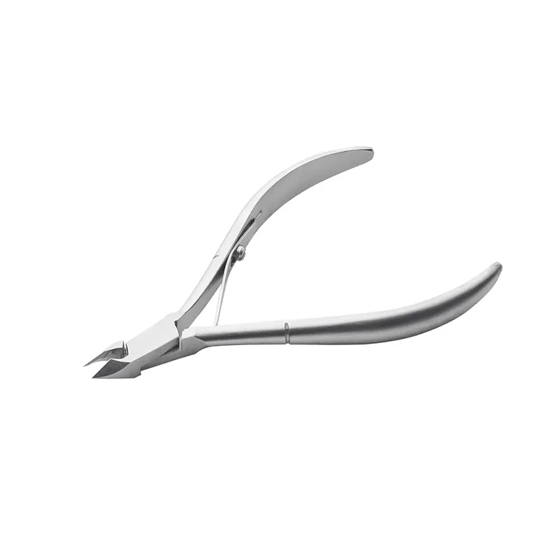 Alicate cortador de unhas de manicure, tesoura profissional de aço inoxidável para unhas, cortador de cutícula, ferramenta de manicure