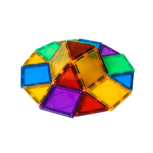 בניין מגנטי <span class=keywords><strong>3d</strong></span> חינוכי מגנטי בלוקים 32 יח 'מגנט אריחי מגנט צעצועים לילדים
