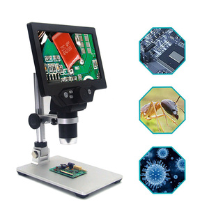 G1200 electrónica Digital LCD continua Zoom Video microscopio portátil 12MP de microscopio con 8 LEDs - Product Image 4