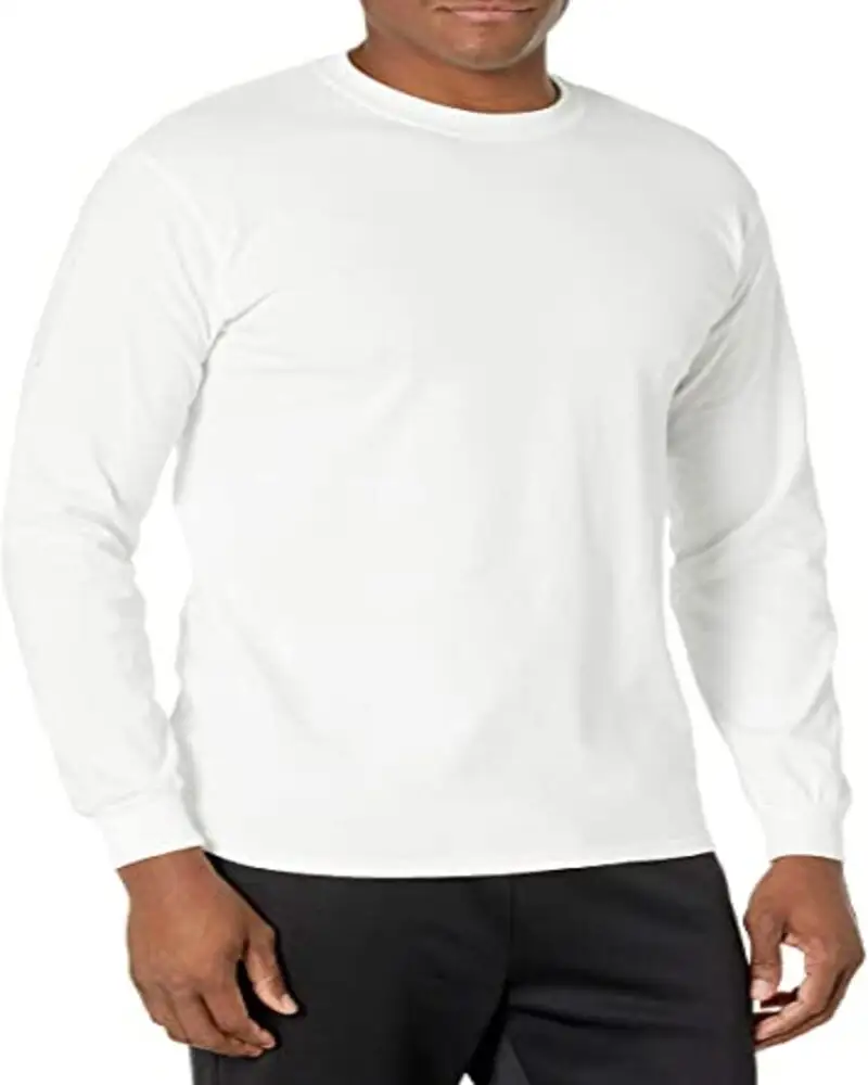 Uitstekende Kwaliteit Groothandel Casual T Shirt Unisex Zwarte Vlakte T-shirt Custom Fabrikant Volledige Mouw T-shirts