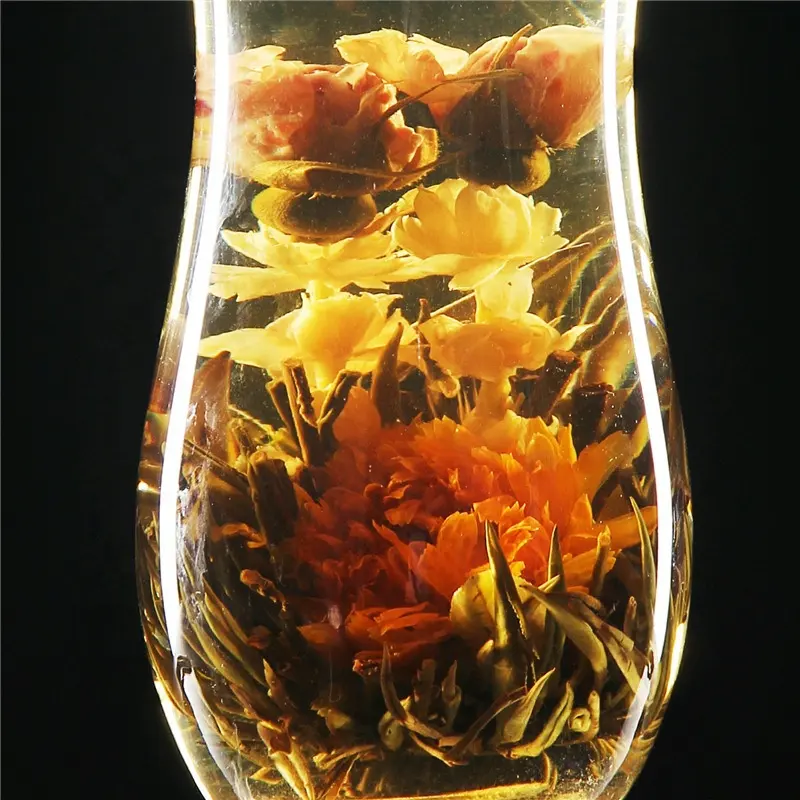 New Product Private Label Wholesale Organic 24 Kinds Dried Blooming Flower Tea Ball Detox Herbal Blossom Tea