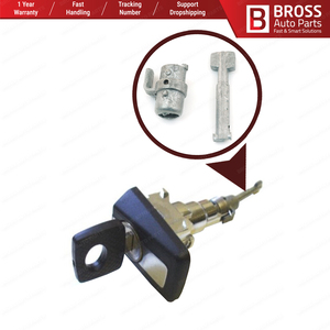 BDP508 Door Lock Tumbler Barrel Cylinder 37.5ミリメートルEccentric Orbital Follower Repair Set Front Right Door 1247604377