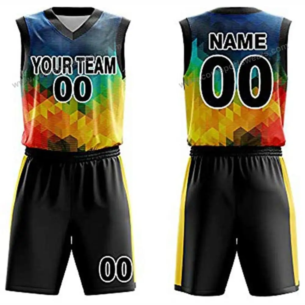 Buena calidad Fábrica confiable directamente Jersey personalizar top ranking uniforme de baloncesto para los hombres