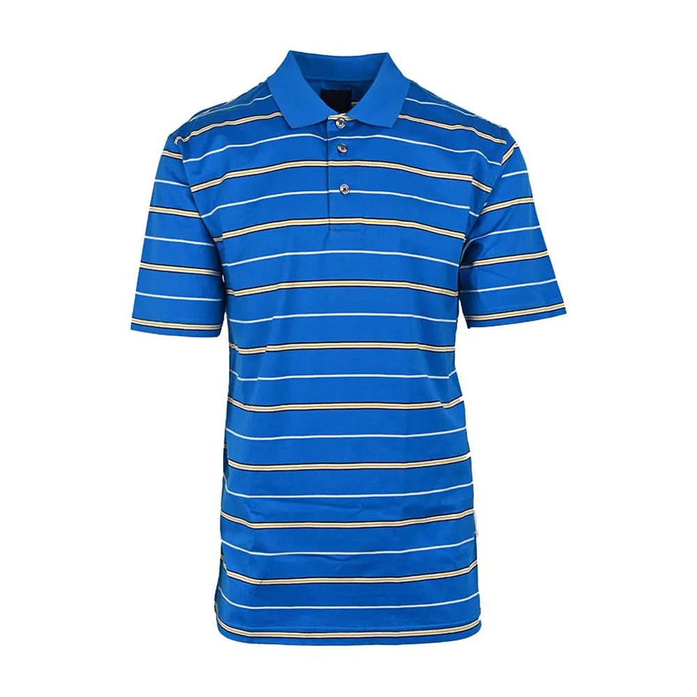 Kaus Polo Golf Lengan Pendek Pria, T-shirt Polos Kasual Gaya Kustom untuk Pria