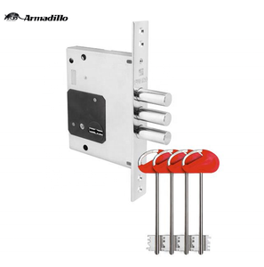 Euro tipi anahtar kolu kapı kilidi giriş kapıları - Product Image 4