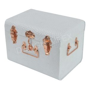 Small Medium and Large Three Classical Sizes <strong>Trunk</strong> Boxes Set Metal <strong>Trunk</strong> Box and Multicolor Case for Multifunctional Uses - Product Image 2