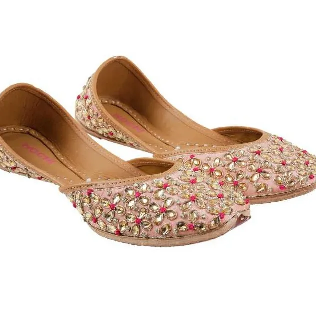 Allover Gems Fancy Khussa Новый дизайн Оптовая Продажа ног одежда Khussa Обувь панджаби Jutti для женщин