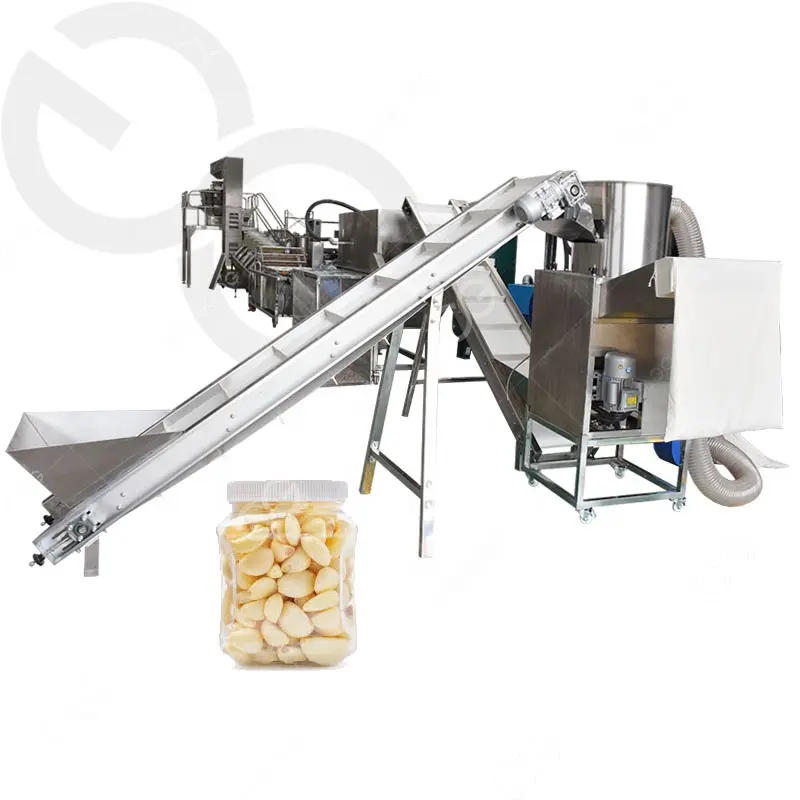 High Efficiency Industrial Automatic Making Machine Peeling Garlic