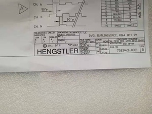 Оригинальный Поворотный энкодер Hengstler RI64/1024AW4H9TBA4X09 - Product Image 5