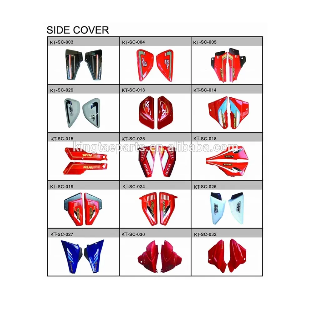 Suku Cadang Sepeda Motor CG BAJAJ GXT WY TX HJ GTR, Cover Samping Fairing untuk Honda Yamaha Suzuki KTM