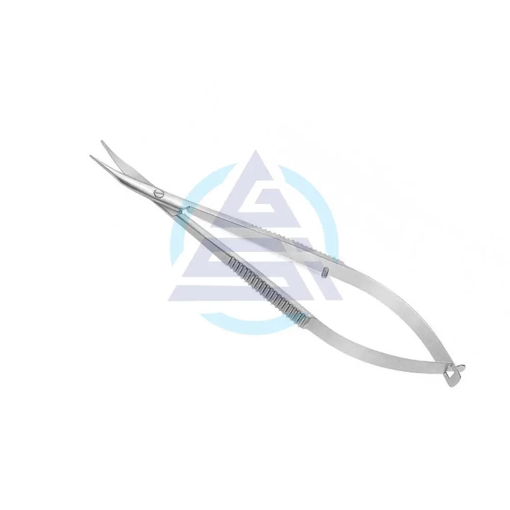 Tesoura corneal micro iris Westcott Tenotomy Tesoura curvada, lâmina padrão com pontas rontas, oftálmica direita e esquerda