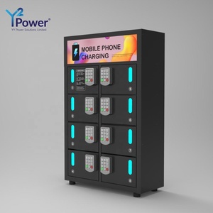 Klasik 8 Bay Pin kodu hızlı şarj kamu cep telefon şarj dolabı PL-L08A-Y2 Y2Power cep telefonu şarj cihazı restoran için - Product Image 3