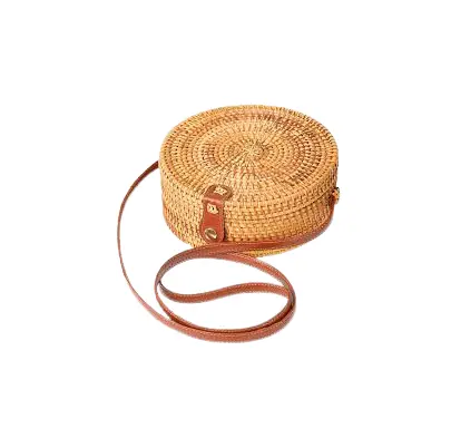 Viet Nam Simplfy Strap Rattan Bag/ Multifunctional Convenient transitional Straw Bag/ Impressive Traditional Vintage design Bag