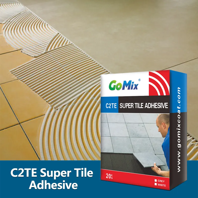 Ab standart kaliteli Alkali dayanıklı olmayan sararma 20kg C2TE mermer yapıştırıcı çimento
