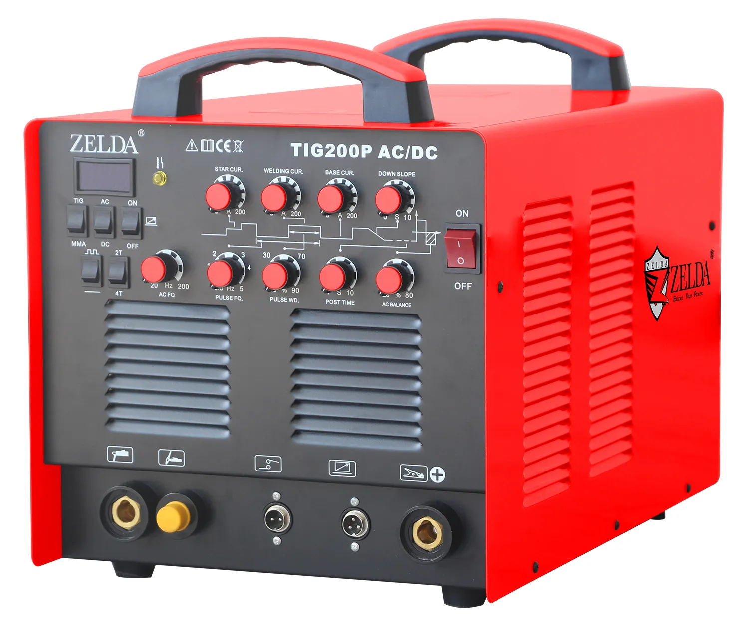 Ideal for Welding Aluminium and Stainless Steel TIG-200P AC/DC TIG Welder