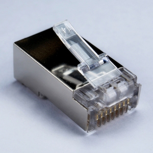 Rj45 fiş Cat6a kolay fiş korumalı STP 1Row tasarım CAT5E RJ45 ağ için Ethernet konnektörleri üzerinden geçmek - Product Image 3