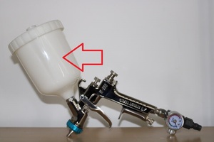 Anest Iwata Use with Spray Gun 400ml Paint <strong>Cup</strong>. - Product Image 3