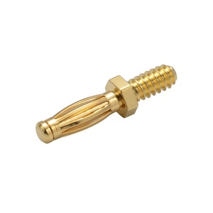 Özel 2.0mm 2.5mm 3.0mm 3.5mm 4.0mm 5.0mm terminal konnektörü lehim ve PCB dayanağı tipi muz fiş - Product Image 5