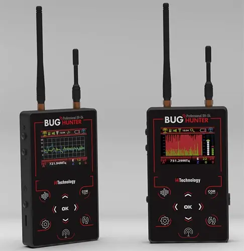 Detector de señal de Radio frecuencia BugHunter, BH-04 que cumple con las normas CE y FCC