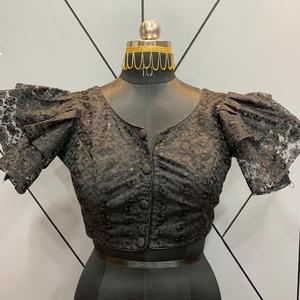 婚纱服新品设计师线工作进口网装已制作的衬衫系列衬衫件印度纱丽 - Product Image 2