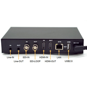 Dibview OTV-NSH NDI HX H265 H264 HD MI SDI HLS HTTP UDP SRT Streaming Encoder <strong>Decoder</strong> With USB Video Recording Facebook Youtube