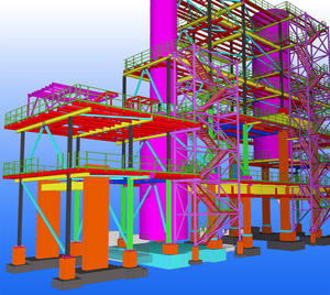 Estructuras de acero de potencia geotérmica de tipo doblado pesado de Vietnam Diseño multiestructural estándar BS para proyectos industriales - Product Image 6