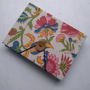 Designer Indian <strong>Notebook</strong> Handmade Journal Diary Beautiful Floral Printed Cover Journal <strong>Notebook</strong> Office Diary - Product Image 1
