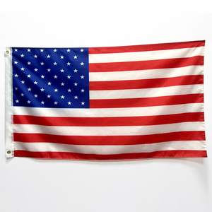 Promosyon 100% Polyester amerikan bayrağı özel abd amerika abd bayrağı boyutları 2x3 3x5 4x6 ekran için - Product Image 1