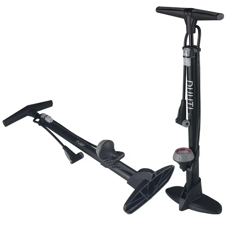 Yüksek kaliteli bisiklet el pompası çok fonksiyonlu el hava pompası göstergesi ile bisiklet bisiklet pompası