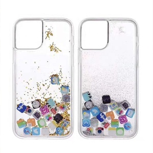 ทรายดูดกลิตเตอร์เหลวสีสันแวววาวสำหรับแอพ IOS,สำหรับ Apple สำหรับ iPhone 11เคสสุดหรูสำหรับ iPhone 12 PRO MAX 13 14 Plus - Product Image 2