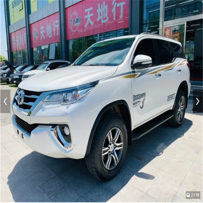 Dirección izquierda blanca Fortuner, coche usado de bajo kilometraje, casi nuevo, para fortuner, 2014