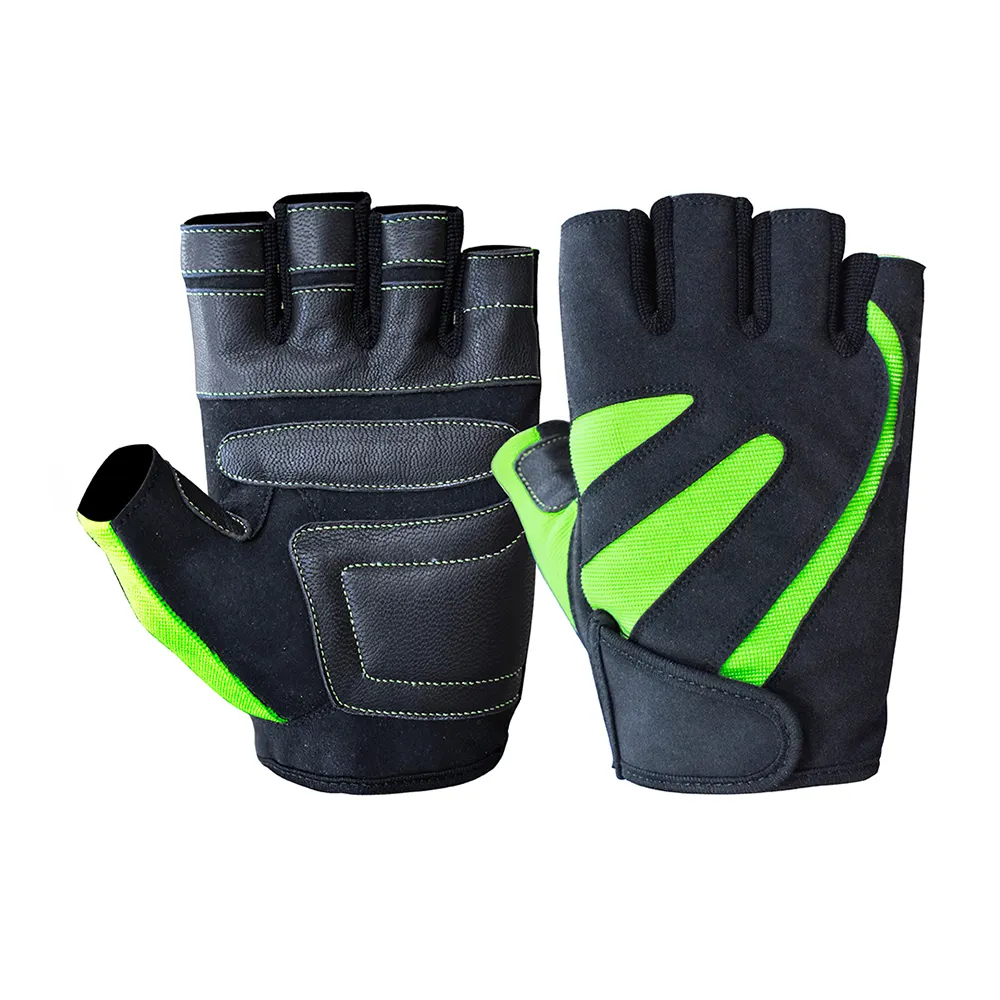 Leather Weightlifting Gloves High Quality Athletic Gloves Weightlifting Custom Crossfit Training Gym Workout Gloves