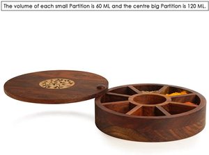 Hộp Đựng Gia Vị Thủ Công Quốc Tế <span class=keywords><strong>King</strong></span> Trong Sheesham Gỗ Bán Chạy Nhất Chống Nước Không Độc Hại Handmade <span class=keywords><strong>Craft</strong></span> Gỗ Tre Giá Tốt Nhất - Product Image 4