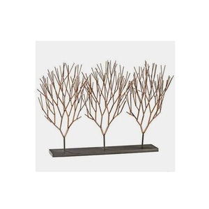 Ev odası için ağaç modern heykel süslemeleri duvar süsü el yapımı ev ssors ssors tel kaktüs şekilli masa dekoratif nesne - Product Image 5