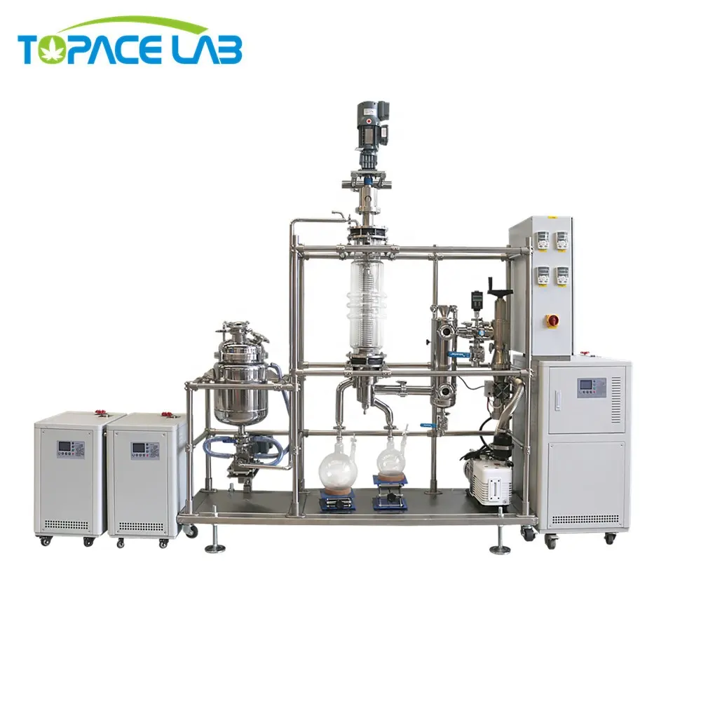 ماكينة تقطير الزيت بطبقة ممسحة عالية الجودة لأغراض صناعية من Topacelab، جهاز تبخير في حالة جديدة