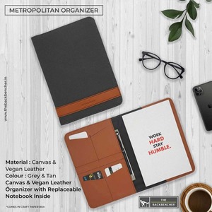 Bloc de notas personalizado para regalo para hombres y mujeres, organizador de cuaderno de diseño de lujo ecológico, precio barato, venta al por mayor - Product Image 3