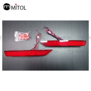 For SUBARU FORESTER (SJ) 12~on (Sequential Turn Signal) <strong>LED</strong> REAR BUMPER <strong>REFLECTOR</strong> LIGHT-<strong>RED</strong> - Product Image 3