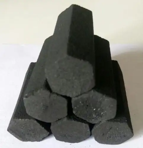 Низкоярусный высокоэффективный шестиугольный уголь для барбекю