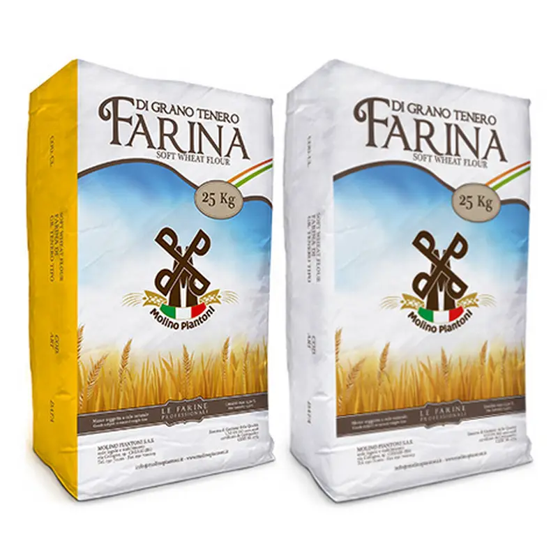 أفضل جودة صنع في إيطاليا 00 دقيق القمح في كيس 25 كجم دقيق متعدد الأغراض جاهز للشحن للتصدير